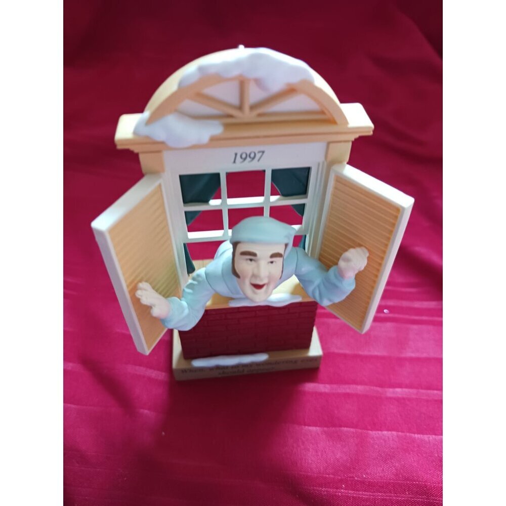 Hallmark Vtg Away To  The Window 1997 Figurine Christmas Ornament